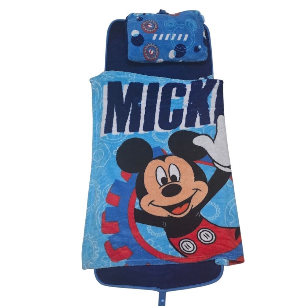 Mickey Mouse Blue Sleeping Bag Set